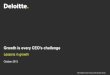 Growth is every CEO's challenge - Deloitte Consulting Presentation