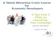 Economic Development Talent Attraction Webinar