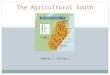 The Agricultural South   Chapter 3, Section 2