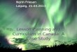 Lesson planning and curriculum in canada online