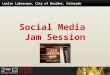 Social Media Jam Session Presentation