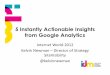Get 5 Instantly Actionable Insights from Google Analytics