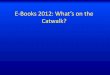 eBooks 2012: Where Are We?
