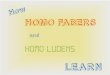 How Homo fabers and Homo Ludens Learn - Gamifying Learning