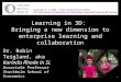 Teigland 3D Learning Online Education Conference