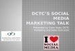 DCTC's Seminar Social Media Marketing