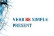 Verb be simple present