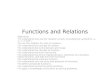Functions And Relations