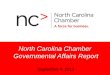 North Carolina Chamber Governmental Affairs Report