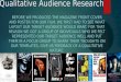 Audience research qualitative media slasher horror