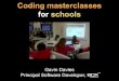 Coding masterclasses for schools