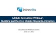 Recruitment advertising - HireClix - mobile recruiting webinar - 6.27.13