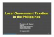 Local Government Taxation In The Philippines