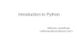 Python intro
