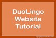DuoLingo Website Tutorial