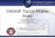 ASFWS 2012 - OWASP Top 10 Mobile, risques et solutions par Sébastien Gioria