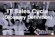 IT Sales Cycle  (Glossary Definition) (Slides)