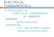 Electrical fundamentals terms