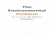 the environmental problem its causes and islam's solution