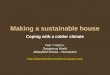 Making a sustainable house model