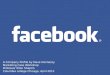 Facebook Company Profile (2012)