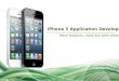 Iphone 5 application development