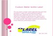 Water Bottle Labels to Support Breast Cancer Awareness
