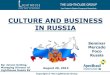 Culture and business in Russia