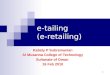 E-tailing (E-Retailing)