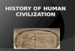 History of human civilization
