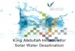 King Abdullah Initiative for Solar Water Desalination