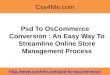 Psd to os commerce conversion  an easy way to streamline online store management process
