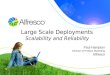 Alfresco Large Scale Enterprise Deployments