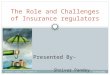 Role And Challenges In Insurance