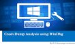 Crash (or) Hang dump analysis using WinDbg in Windows platform by K.S.Shanmugasundaram