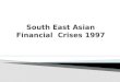 South east asian financial  crises 1997