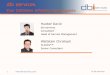 IT Service Management & ISO 20000 - David Hueber, dbi services - Hillton Basel 05/2011