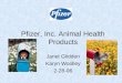 Pfizer, Inc. Animal Health Products