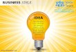 Business idea light bulb clicking shinning innovation decision making new product development powerpoint ppt slides