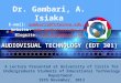 Concept of audiovisual technology by dr. gambari, a. i