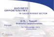 Business Forum: Opportunities in Water and Electricity - Al-Barrak