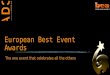 European best event awards
