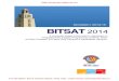 Bitsat 2014 brochure