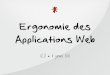 Ergonomie des applications web