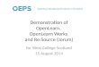 Demo of open learn, openlearn works and jorum re:source