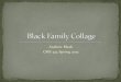 Black family collage