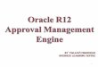 Oracle R12 Approval Management Engine