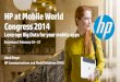 HP Mobility Perspective at the Mobile World Congress 2014 in Barcelona