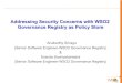 Addressing Security Concerns with WSO2 Governance Registry Policy Store
