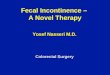 Fecal incontinence   novel therapy
